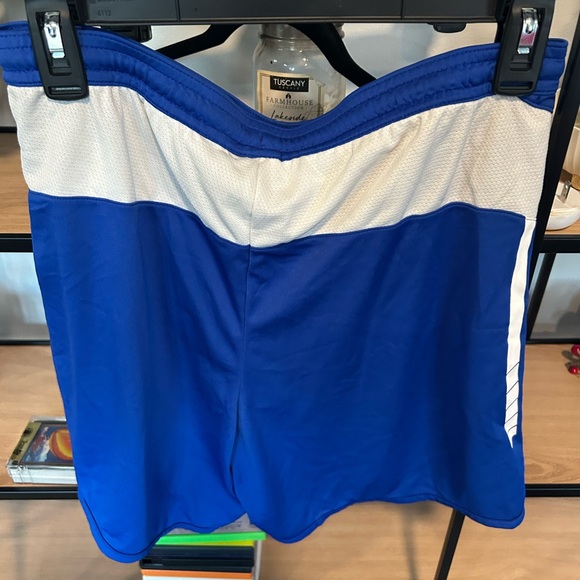 Adidas Royal Blue and White Sports Shorts - Picture 4 of 4